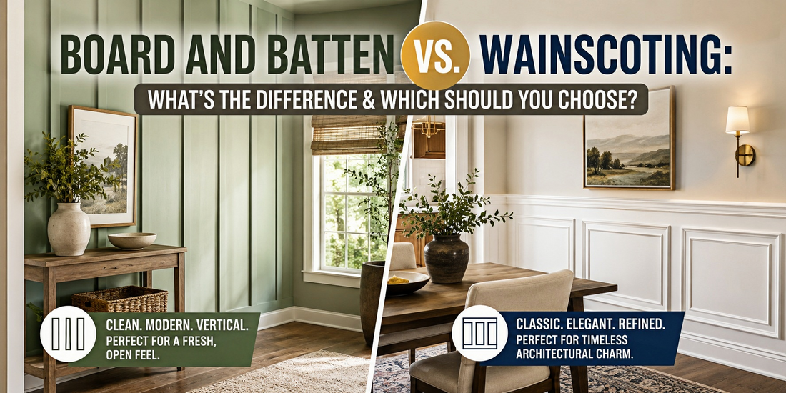 Board and Batten vs. Wainscoting: What's the Difference & Which Should You Choose?