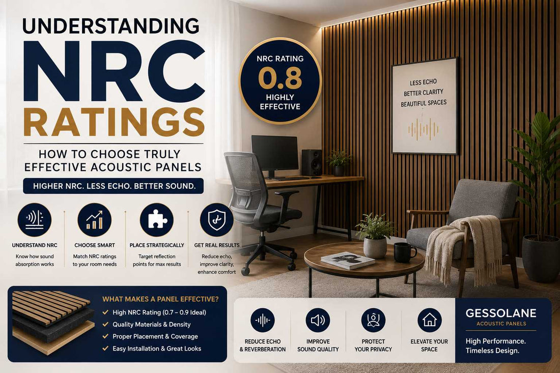 Understanding Noise Reduction Coefficient (NRC) Ratings: How to Choose Truly Effective Acoustic Panels