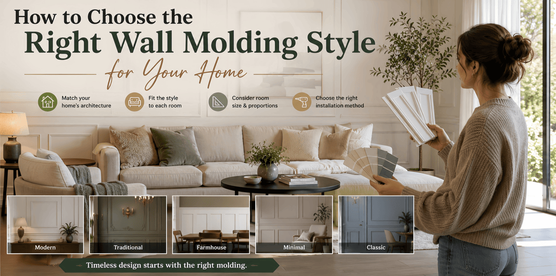 How to Choose the Best Wall Molding Style for Your Home