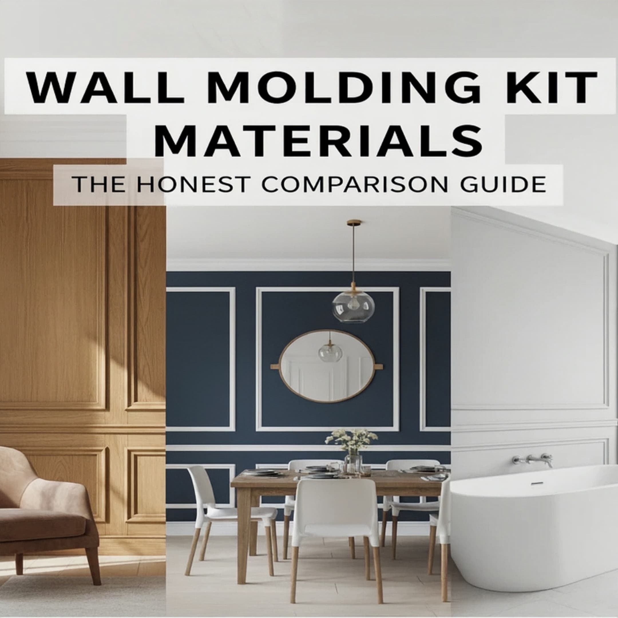 Wall Molding Kit Materials: The Honest Comparison Guide (What Pros Usually Skip)