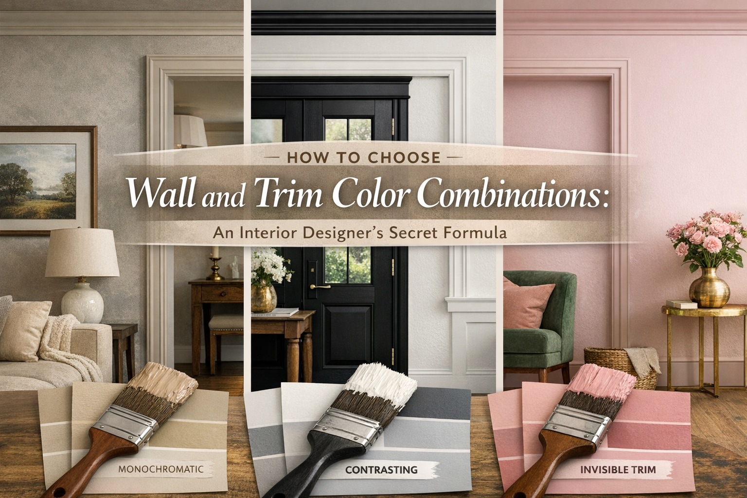 How to Choose Wall and Trim Color Combinations: An Interior Designer's Secret Formula