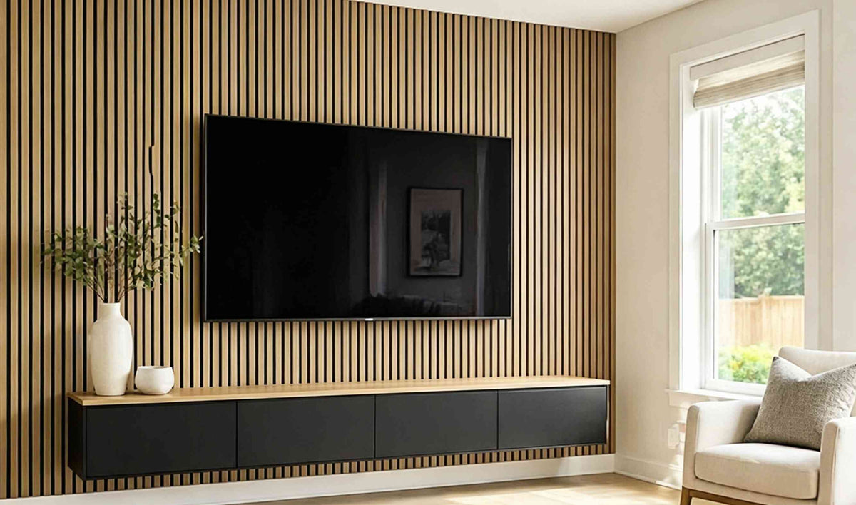 Acoustic Wood Slat Panel