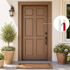 DIY Peel and Stick Door Molding Trim Kit, Pre-Cut & Paintable Accent Trim for Standard 80" Doors