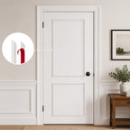 Peel and Stick Door Molding Trim Kit, Pre-Cut & Paintable Accent Trim for 28"–36" Flat Doors