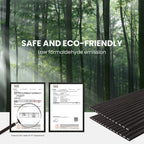 Matte Black Acoustic Wall Panels 47.2" x 23.6" Noise Reduction (4-Pack) | Easy Installation, Sound-Absorbing for Home & Office