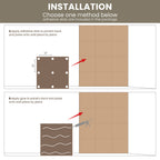 Linear Wood Slat Acoustic Panels, 47.2"×23.6" 3D Fluted Noise Reduction Wall & Ceiling Decor