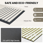 6 Pack Modern Acoustic Panels 31.5×23.6 Inches, Noise Absorption & Echo Reduction for Wall Ceiling Decoration