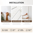 Pre-Cut Board and Batten Wall Kit | Paintable Half Wall Wainscoting | DIY Farmhouse Accent Wall Trim