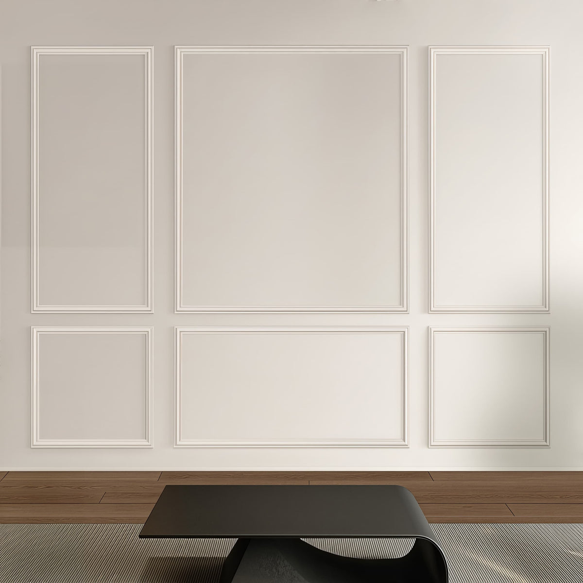 Peel and Stick Wall Molding Kit, Ready to Assemble Wall Trim