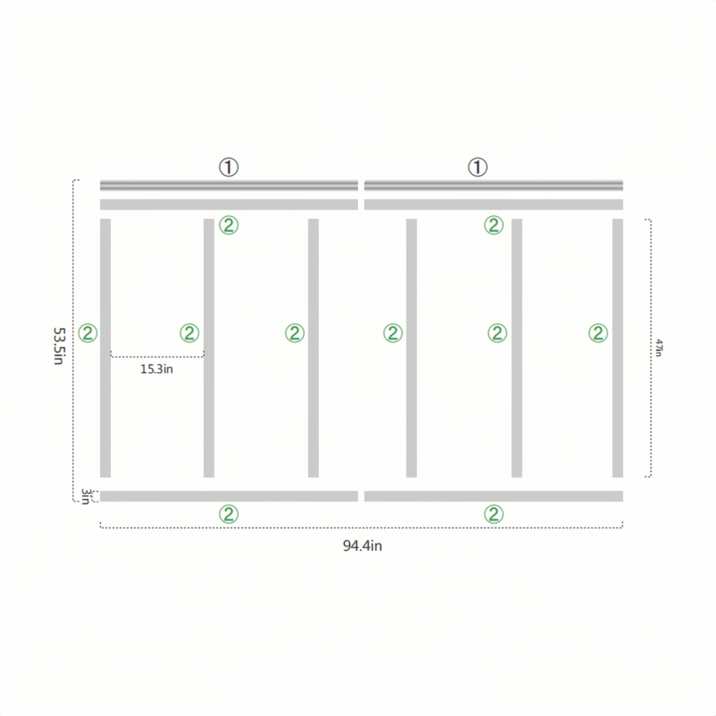 Board and Batten Wall Molding Kit, Paintable Wainscoting Panels