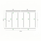 Board and Batten Wall Molding Kit, Paintable Wainscoting Panels
