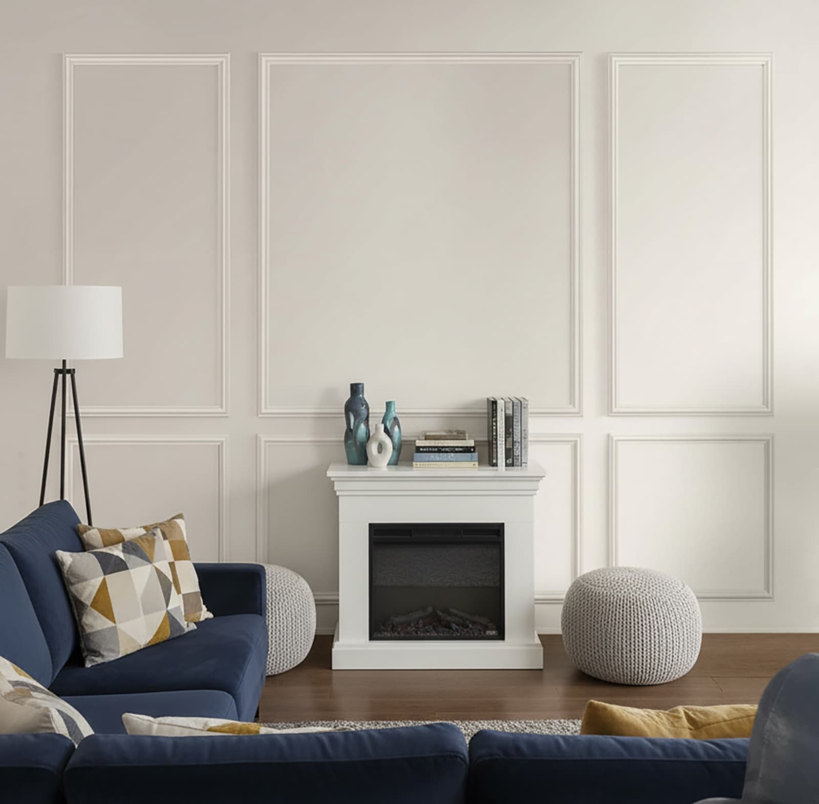 Peel and Stick Wall Molding Kit, Ready to Assemble Wall Trim