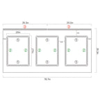 Pre-Cut Half Wall Molding Kit, Chair Rail and Picture Frame Molding