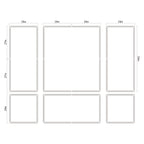 Peel and Stick Wall Molding Kit, Ready to Assemble Wall Trim