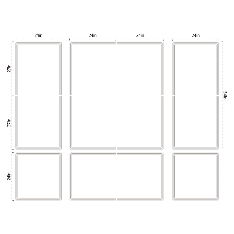 Peel and Stick Wall Molding Kit, Ready to Assemble Wall Trim
