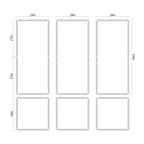 Pre-Cut Wall Molding Kit, Self Adhesive Wall Trim